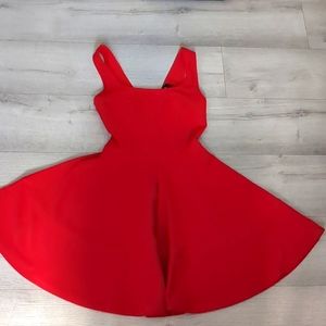 Red lulu's skater dress